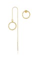 4. Kolczyki Blue Velvet, gold, GROOVY