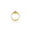 Kolczyk Blue Velvet Circle / gold