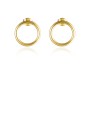 13. Kolczyki Blue Velvet, gold, GROOVY