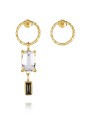7. Kolczyki Blue Velvet, gold, GROOVY