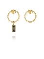11. Kolczyki Blue Velvet, gold, GROOVY
