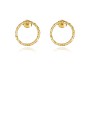 12. Kolczyki Blue Velvet, gold, GROOVY