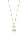 Naszyjnik Blue Velvet Crystal / gold