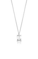 Naszyjnik Blue Velvet Crystal / silver