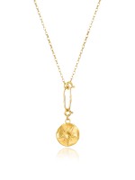 Naszyjnik Bloom Talisman - Coin / gold