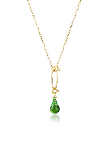 GROOVY, Naszyjnik Bloom Talisman (Green Drop).jpg