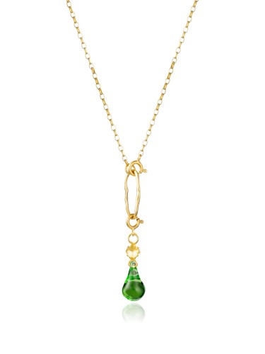 GROOVY, Naszyjnik Bloom Talisman (Green Forget Me Not).jpg