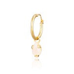Kolczyk Bloom Rose Quartz / gold