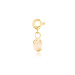 Charms Bloom Rose Quartz / gold