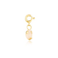 Charms Bloom Rose Quartz / gold