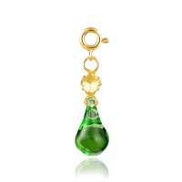 Charms Bloom Green Forget Me Not /gold