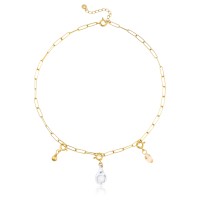 Naszyjnik Bloom Charms / gold