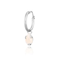 Kolczyk Bloom Rose Quartz / silver