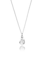 Naszyjnik Bloom Glass Drop / silver