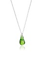 GROOVY, Naszyjnik Bloom Green Drop silver.jpg