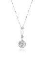 GROOVY, Naszyjnik Bloom Talisman (Coin) silver.jpg