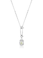 Naszyjnik Bloom Talisman - Prehnit / silver