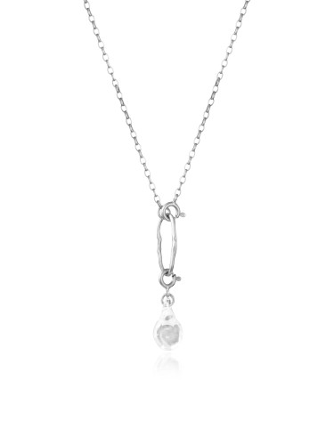 GROOVY, Naszyjnik Bloom Talisman (Glass Drop) silver.jpg