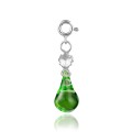 GROOVY Charms Green Forget Me Not silver..jpg