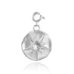 Charms Bloom Coin / silver