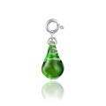 GROOVY Charms Bloom Green Glass silver..jpg