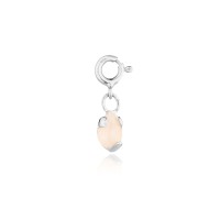 Charms Bloom Rose Quartz / silver
