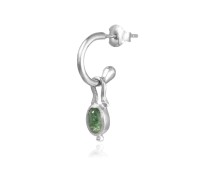 Kolczyk Myth Green Quartz / silver