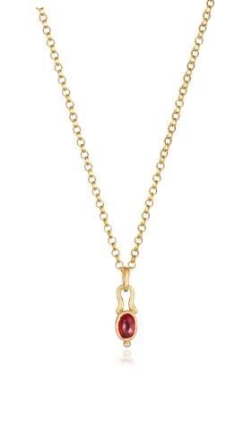 Groovy, Naszyjnik Myth Garnet gold.jpg