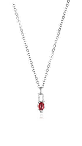 Groovy, Naszyjnik Myth Garnet silver.jpg