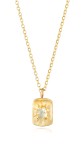 Naszyjnik Bloom Prehnit / gold